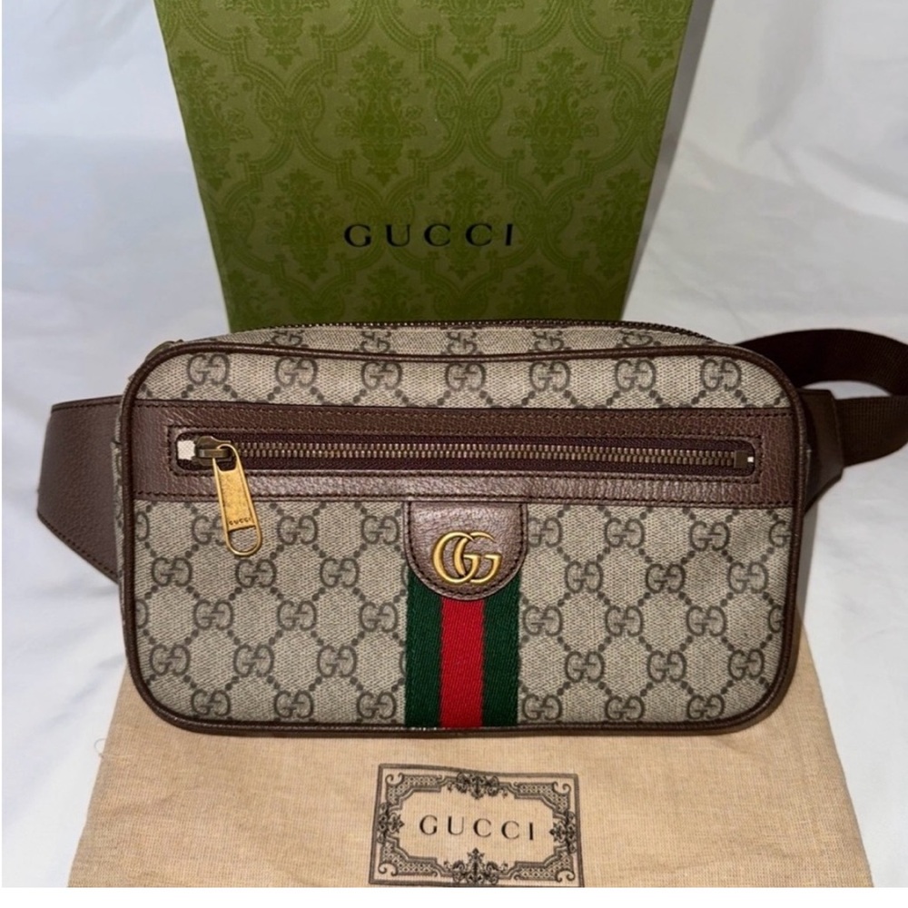 Gucci GG Supreme Ophidia Belt Bag / Bumbag Excellent condition! Full inclusion